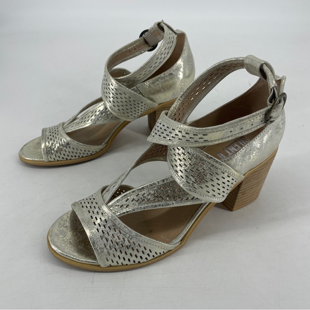 Silent D “Moonlit shimmer” sandals. Sundance catalog